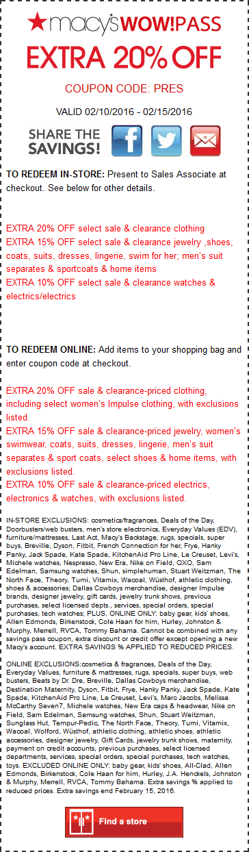 Macys coupons & promo code for [April 2024]