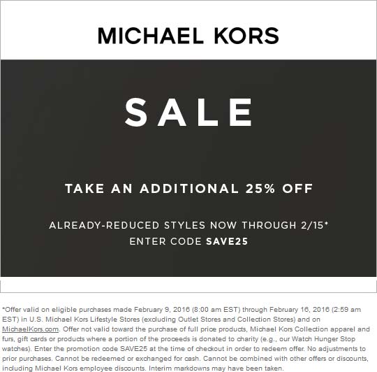 discount for michael kors