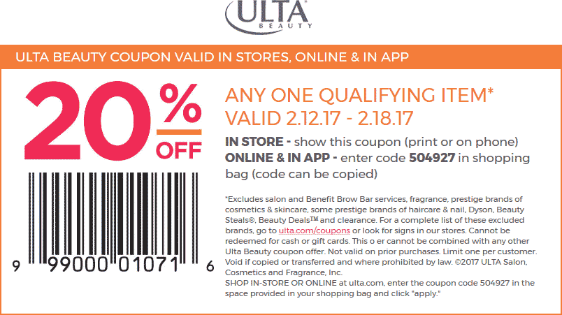 Ulta coupons & promo code for [April 2024]