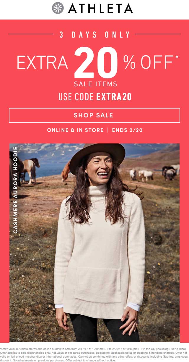 Athleta coupons & promo code for [May 2024]