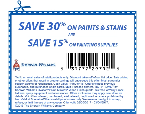 Sherwin Williams coupons & promo code for [May 2024]