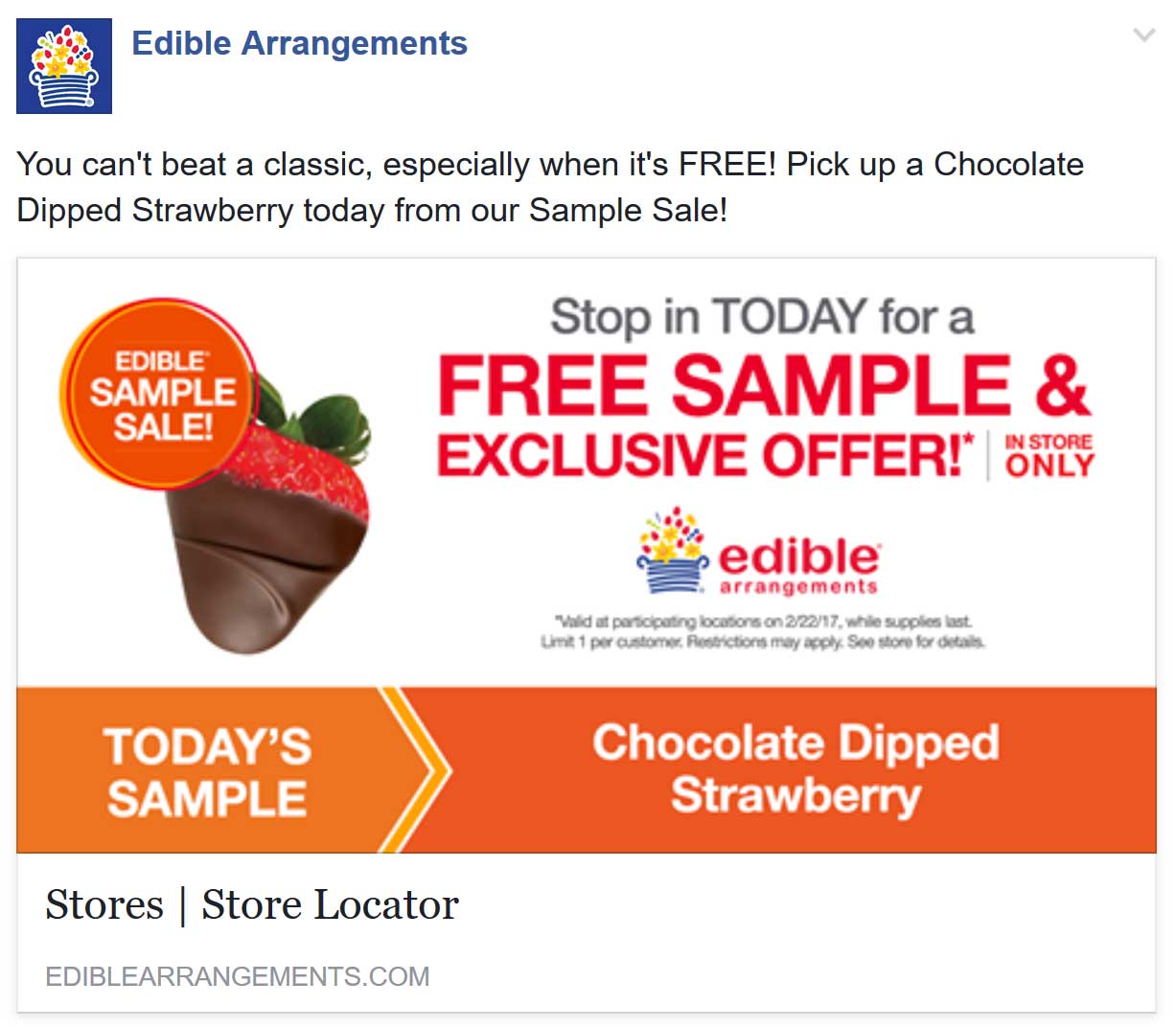 Edible Arrangements Coupon March 2024 Free chocolate dipped strawberry today at Edible Arrangements