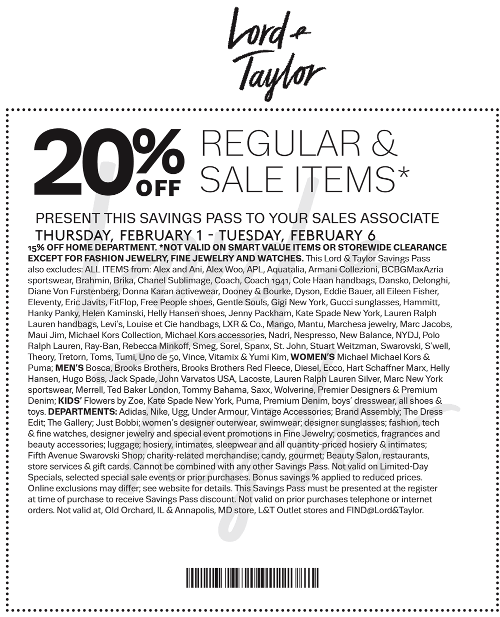 Lord & Taylor December 2023 Coupons and Promo Codes 🛒