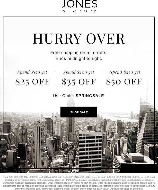 Jones New York coupons & promo code for [May 2024]
