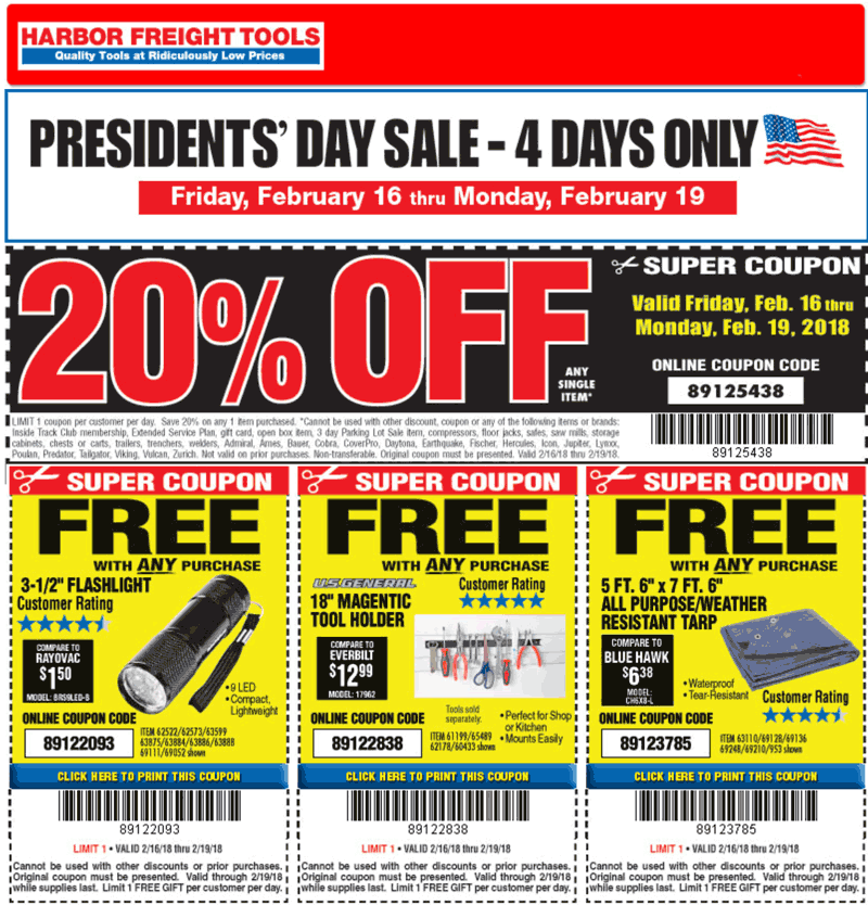 Harbor Freight Tools coupons & promo code for [May 2024]