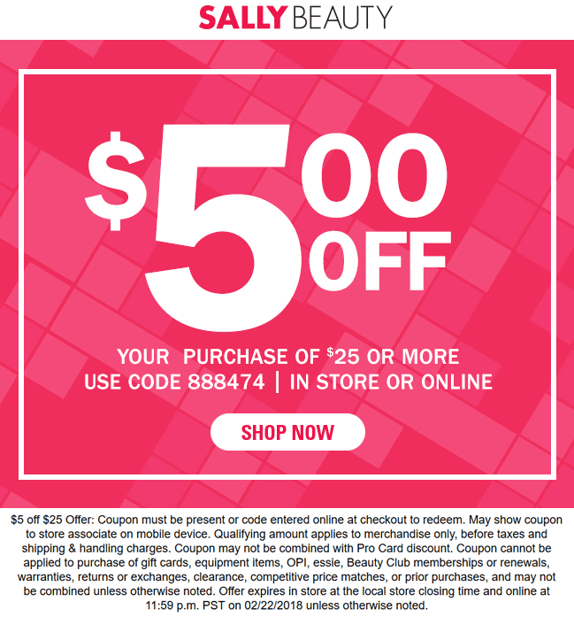 Sally Beauty coupons & promo code for [May 2024]