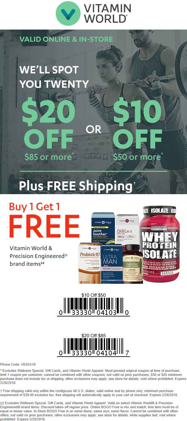 Vitamin World coupons & promo code for [May 2024]