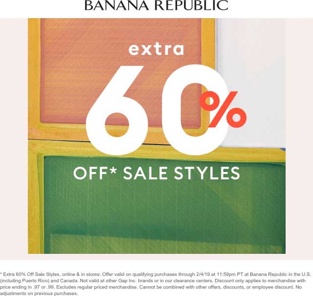 Banana Republic coupons & promo code for [September 2022]