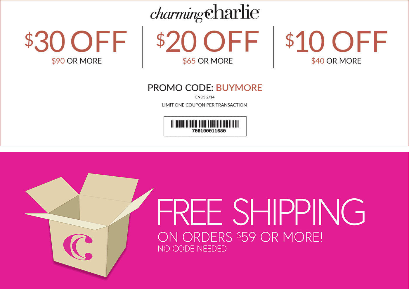 Charming Charlie coupons & promo code for [May 2022]