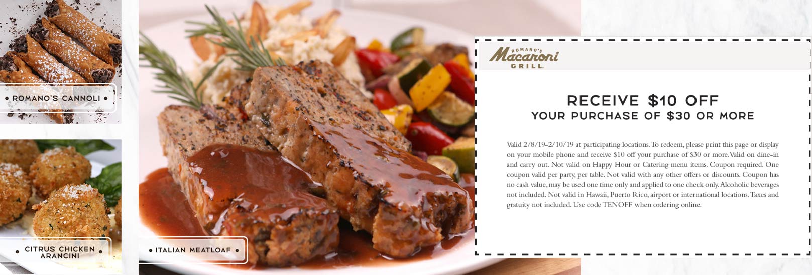 Macaroni Grill coupons & promo code for [October 2022]