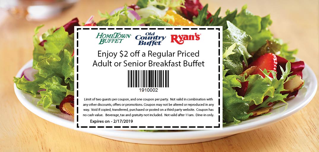 Hometown Buffet coupons & promo code for [May 2022]