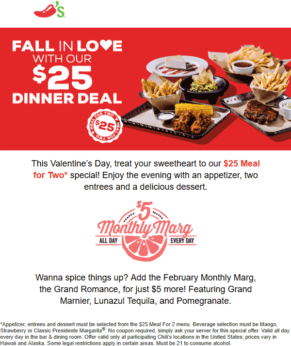 Chilis November 2020 Coupons And Promo Codes 