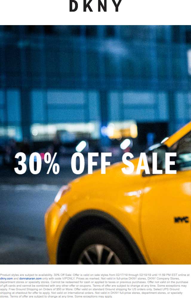 DKNY coupons & promo code for [October 2022]