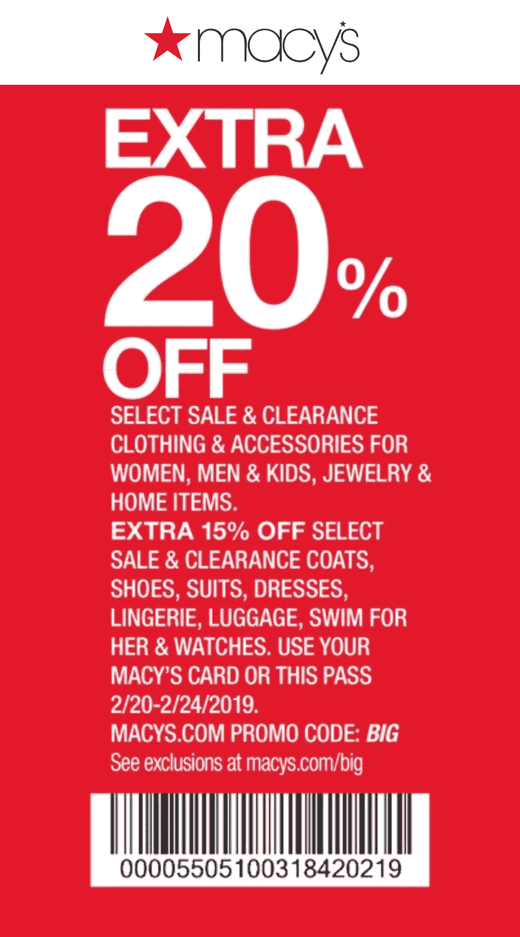 Macys coupons & promo code for [January 2022]