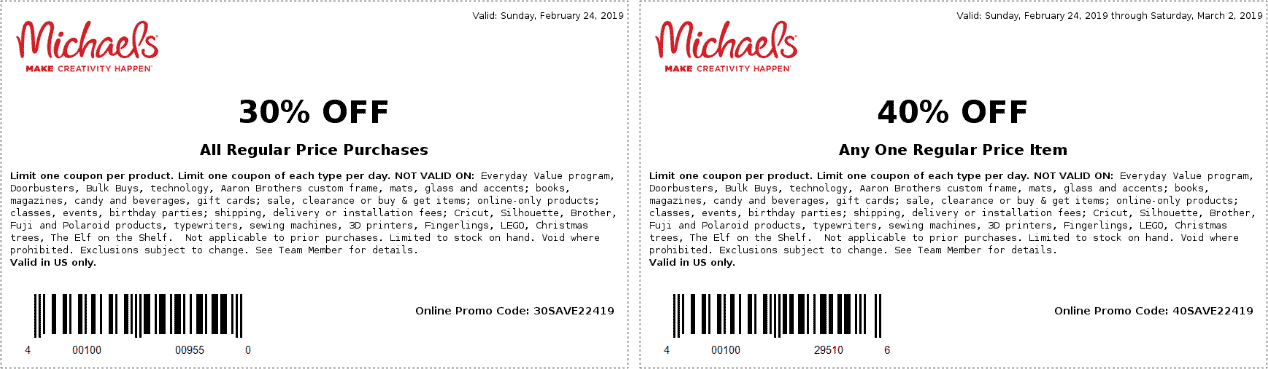 Michaels February 2026 Coupons And Promo Codes 