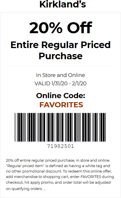 Kirklands coupons & promo code for [May 2022]