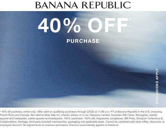 Banana Republic coupons & promo code for July 2025