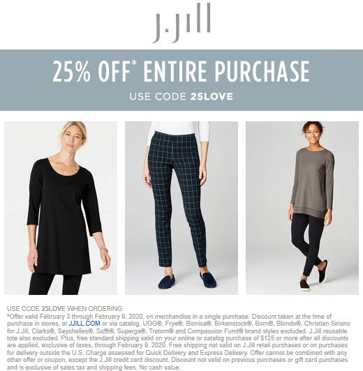 J.Jill coupons & promo code for July 2025