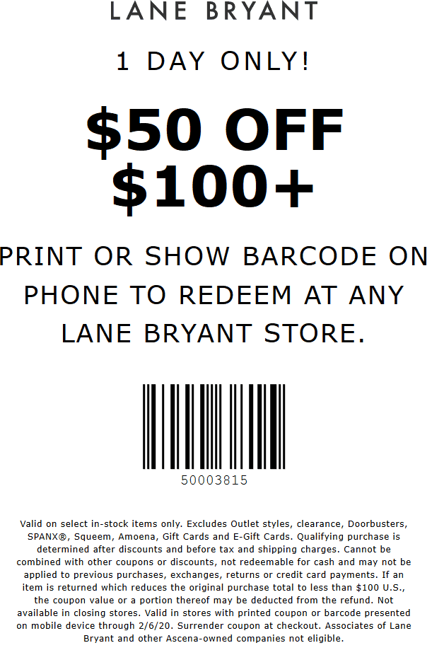 Lane Bryant coupons & promo code for July 2025