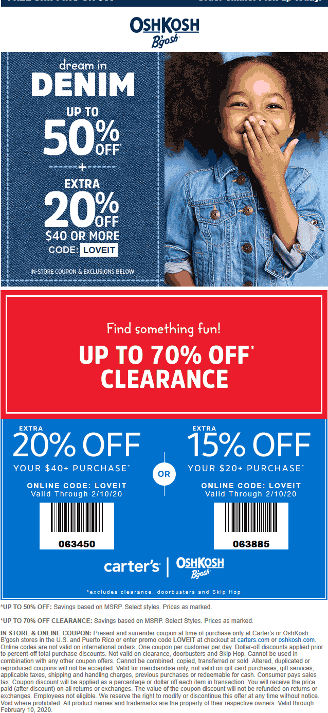 Carters coupons & promo code for [May 2022]