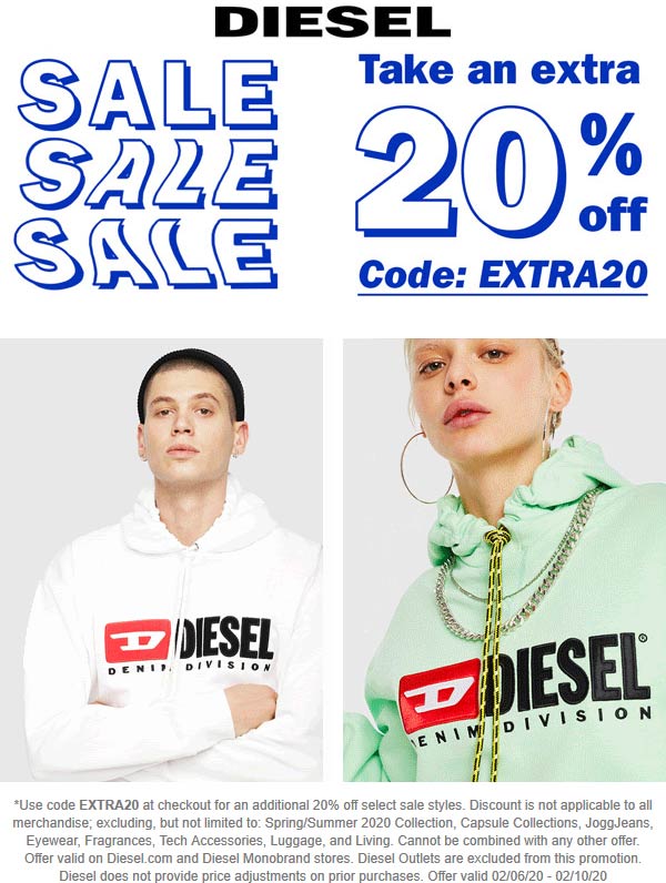 Diesel coupons & promo code for July 2025