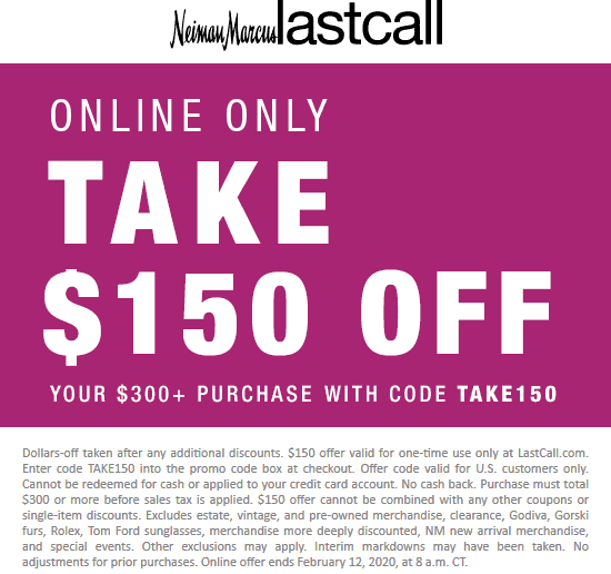 Last Call coupons & promo code for [May 2022]