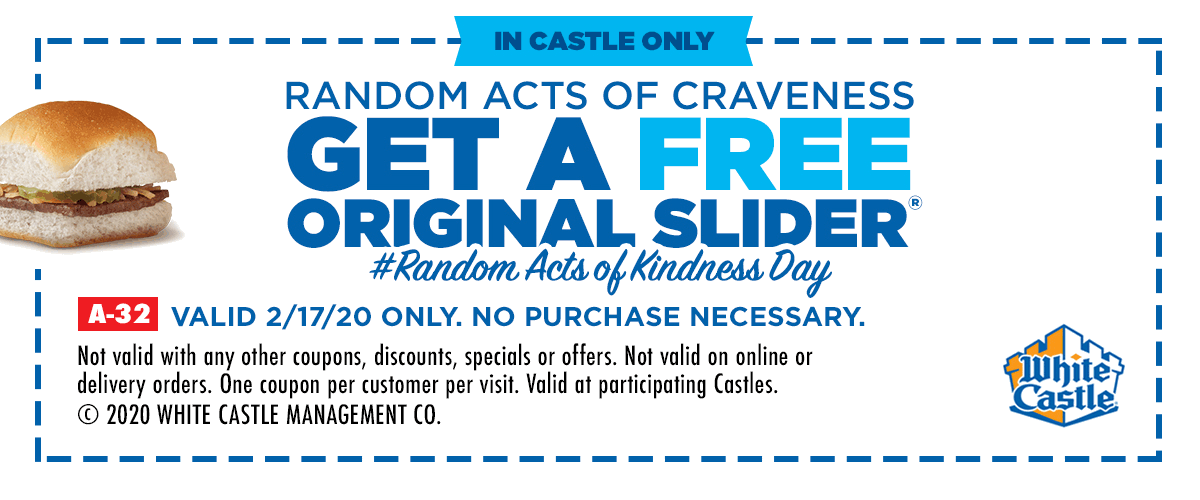 White Castle coupons & promo code for July 2025