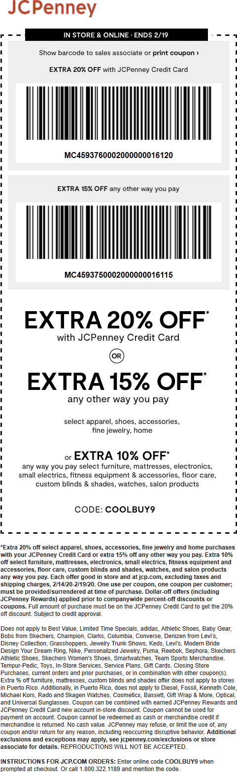 JCPenney coupons & promo code for [October 2022]