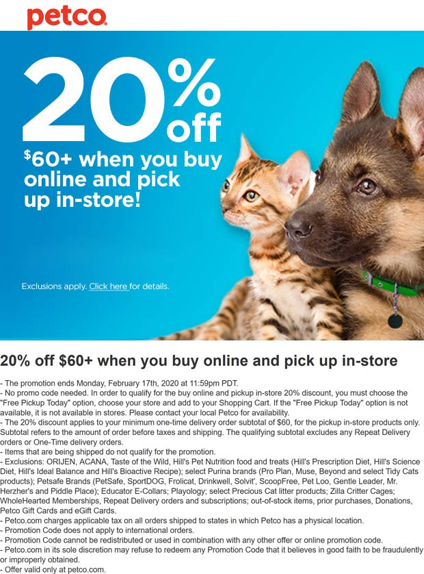 Petco coupons & promo code for July 2025