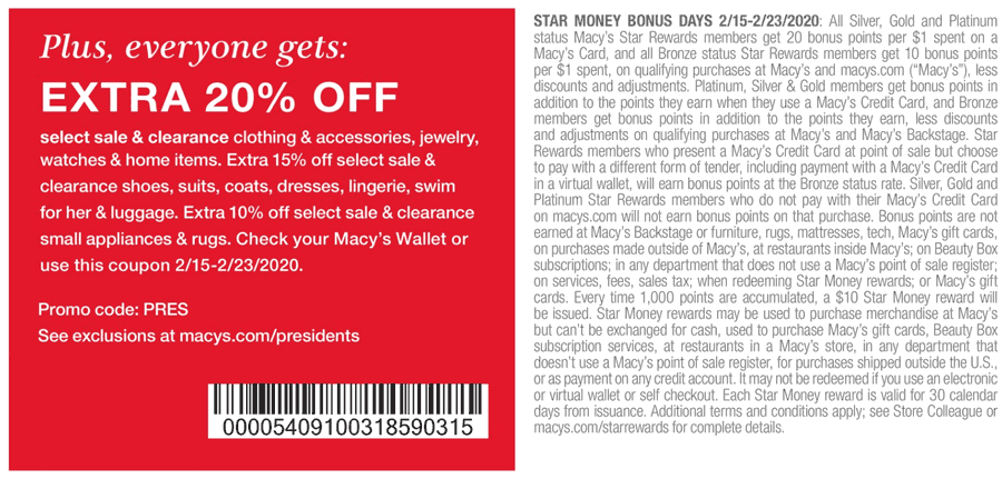 Macys coupons & promo code for July 2025