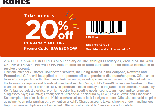 Kohls coupons & promo code for [October 2022]