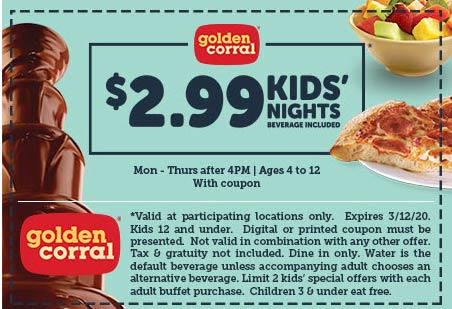 Golden Corral coupons & promo code for [May 2022]