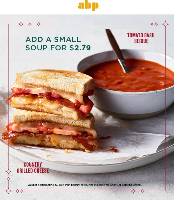Au Bon Pain coupons & promo code for [May 2022]