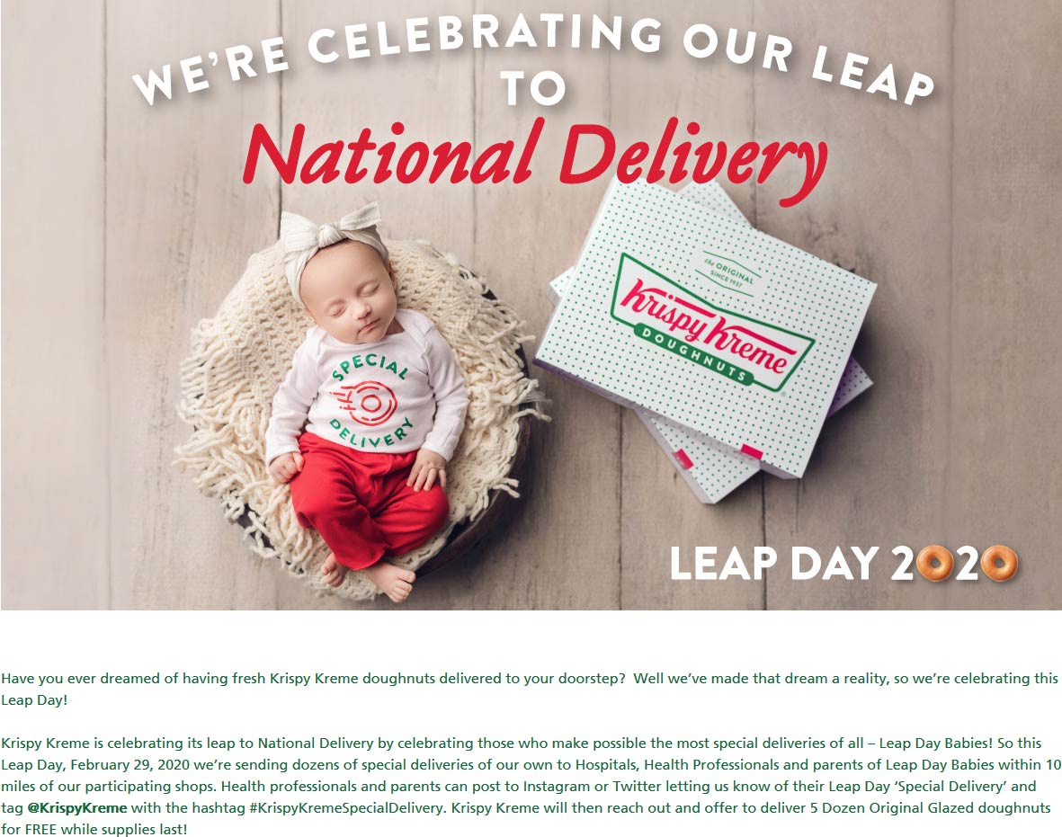 Krispy Kreme coupons & promo code for July 2025