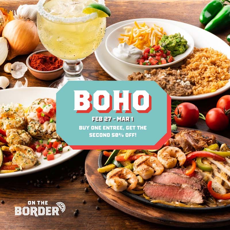 On The Border coupons & promo code for July 2025