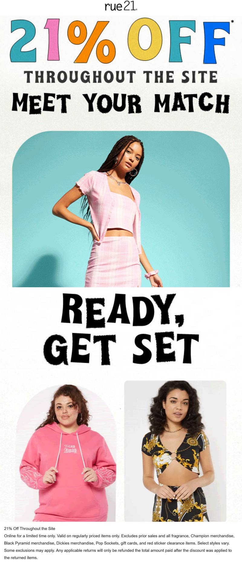 21 off online at rue21 rue21 The Coupons App®