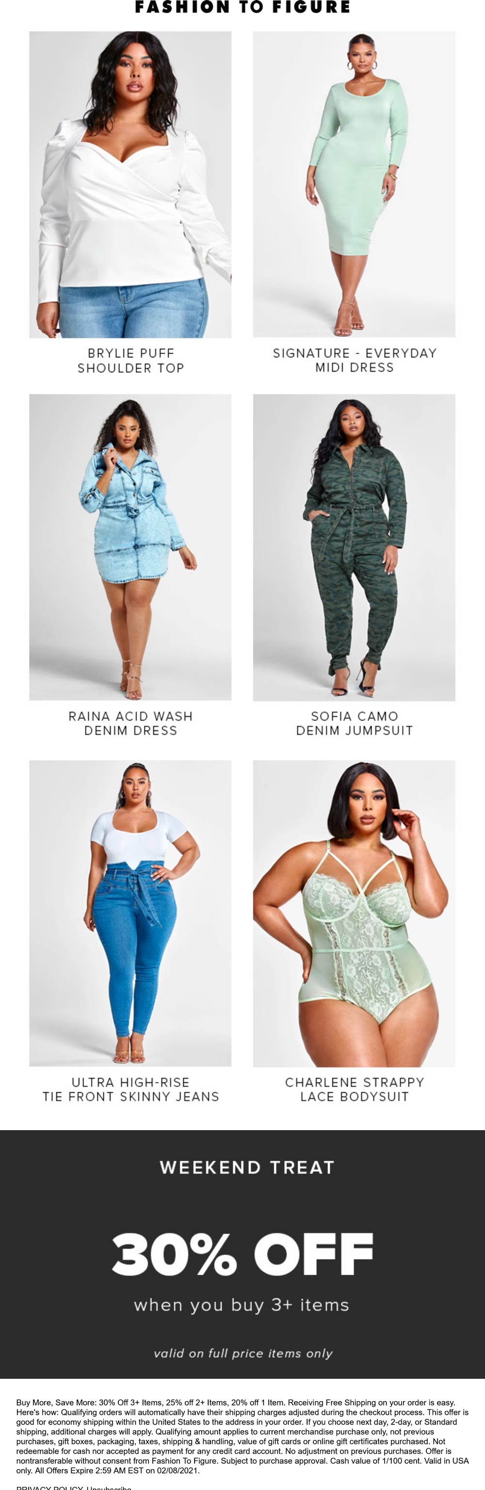 2030 off at Fashion to Figure fashiontofigure The Coupons App®