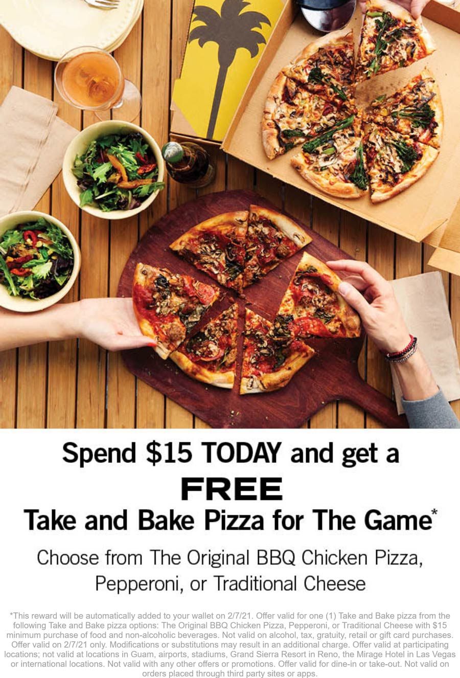 California Pizza Kitchen Coupons 2025