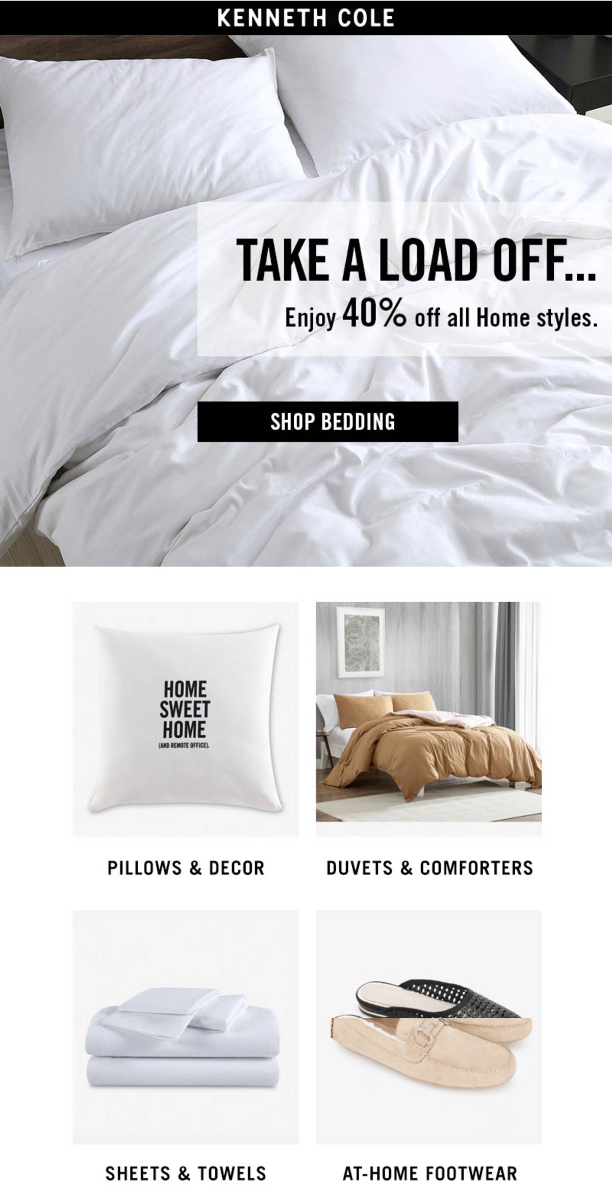 Kenneth Cole stores Coupon  40% off home styles at Kenneth Cole #kennethcole 