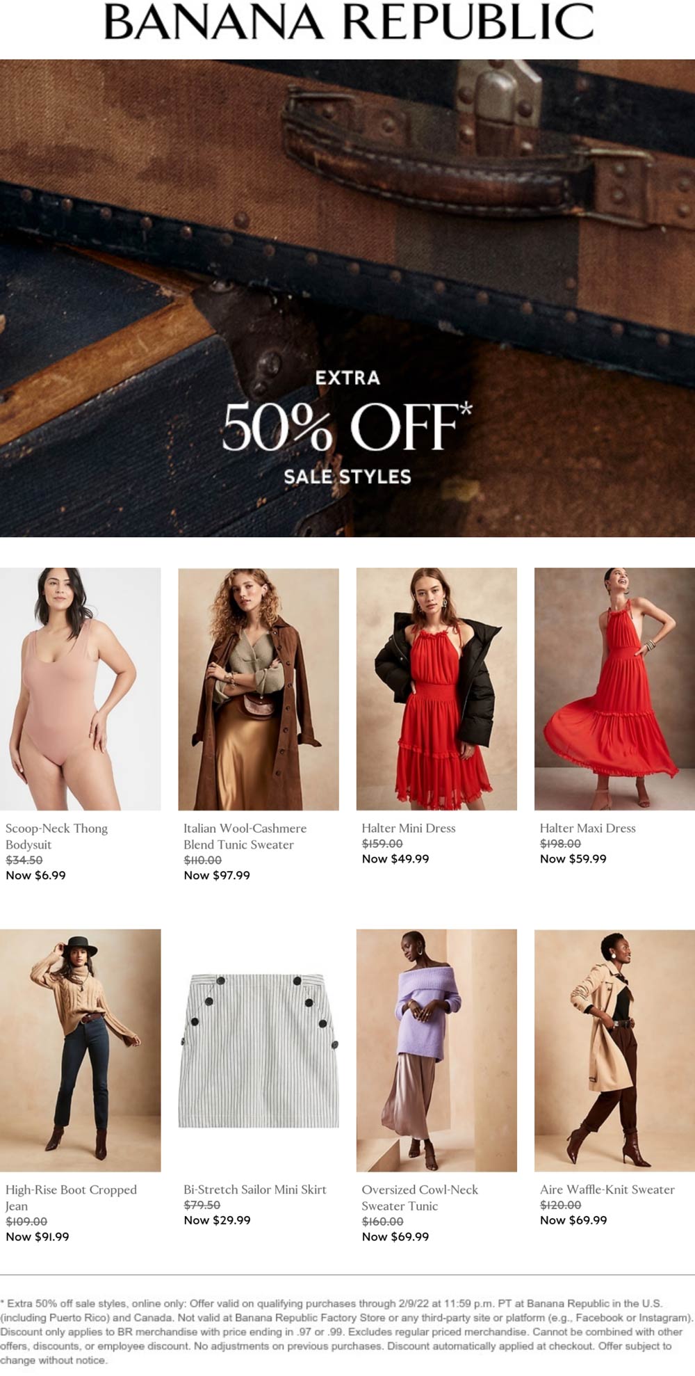 Banana Republic stores Coupon  Extra 50% off sale styles online at Banana Republic #bananarepublic 