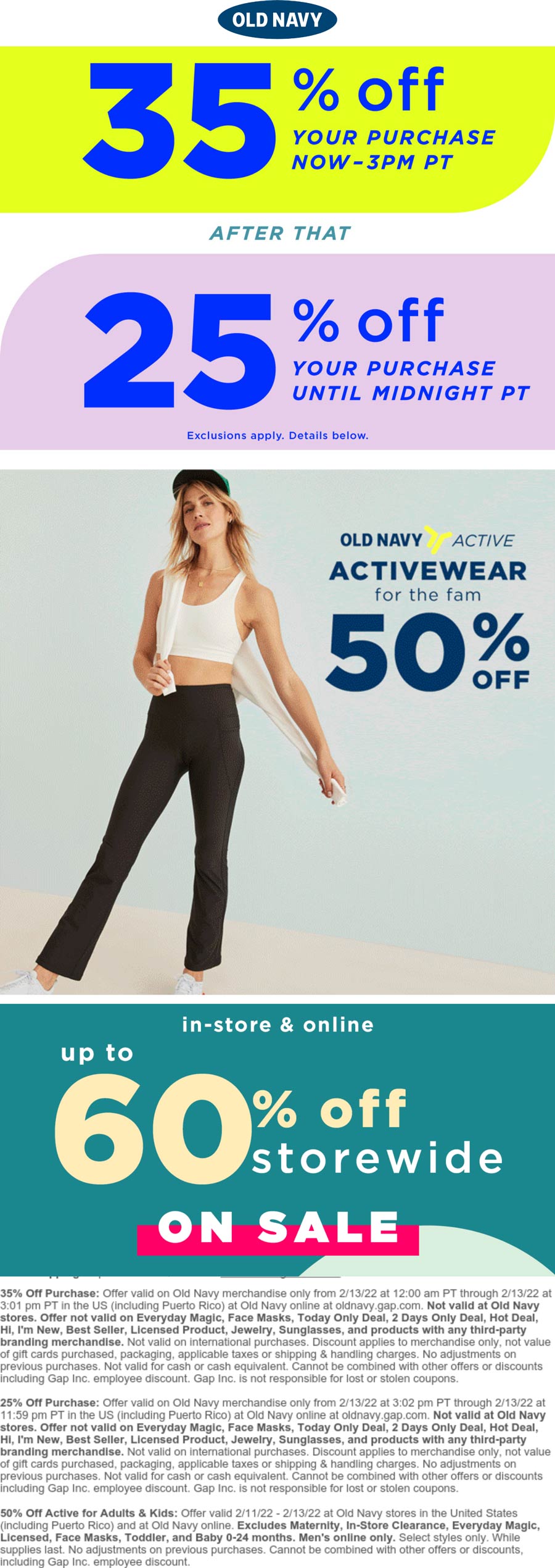 Old Navy stores Coupon  25-35% off online today at Old Navy #oldnavy 