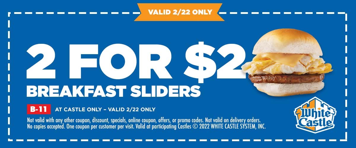 White Castle coupons & promo code for [February 2024]