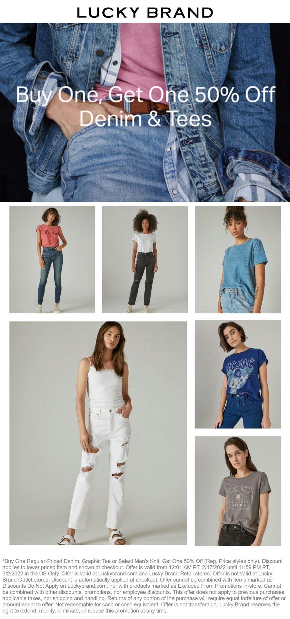 Lucky Brand coupons & promo code for [December 2022]