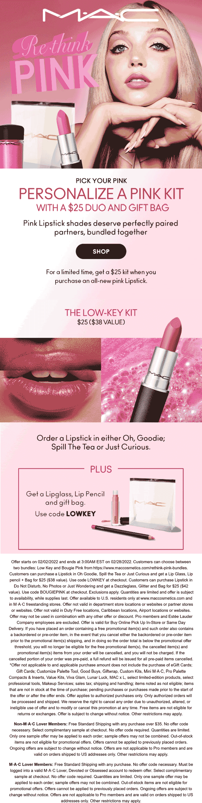 MAC coupons & promo code for July 2025