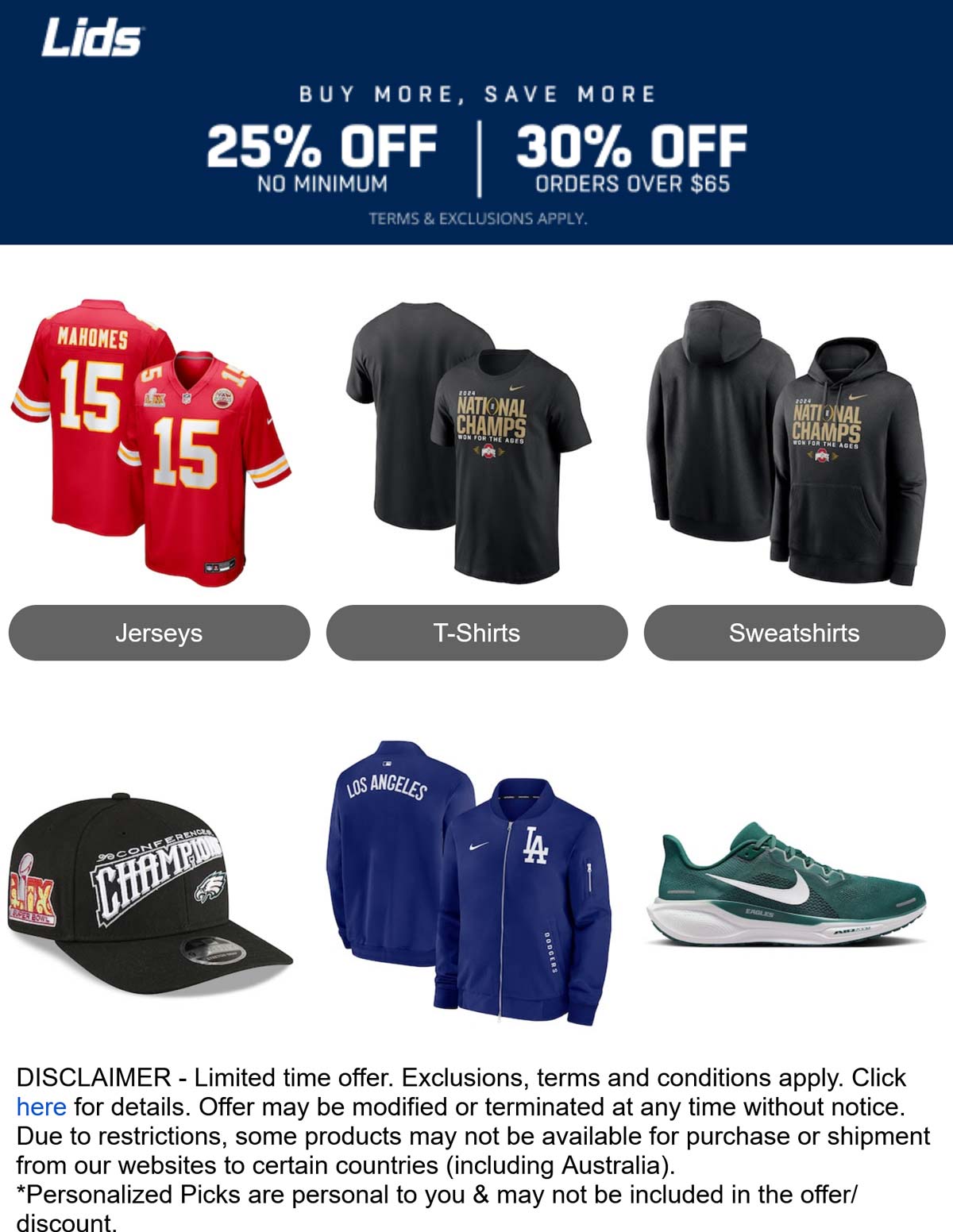 Lids stores Coupon  25-30% off today at Lids via promo code SAVENOW #lids 