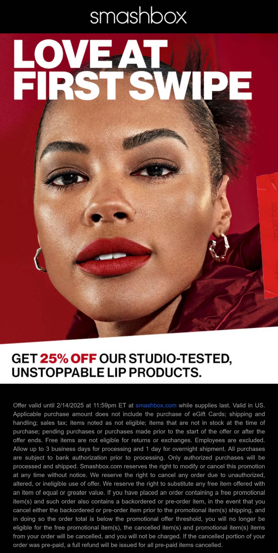 Smashbox stores Coupon  25% off everything online at Smashbox #smashbox 