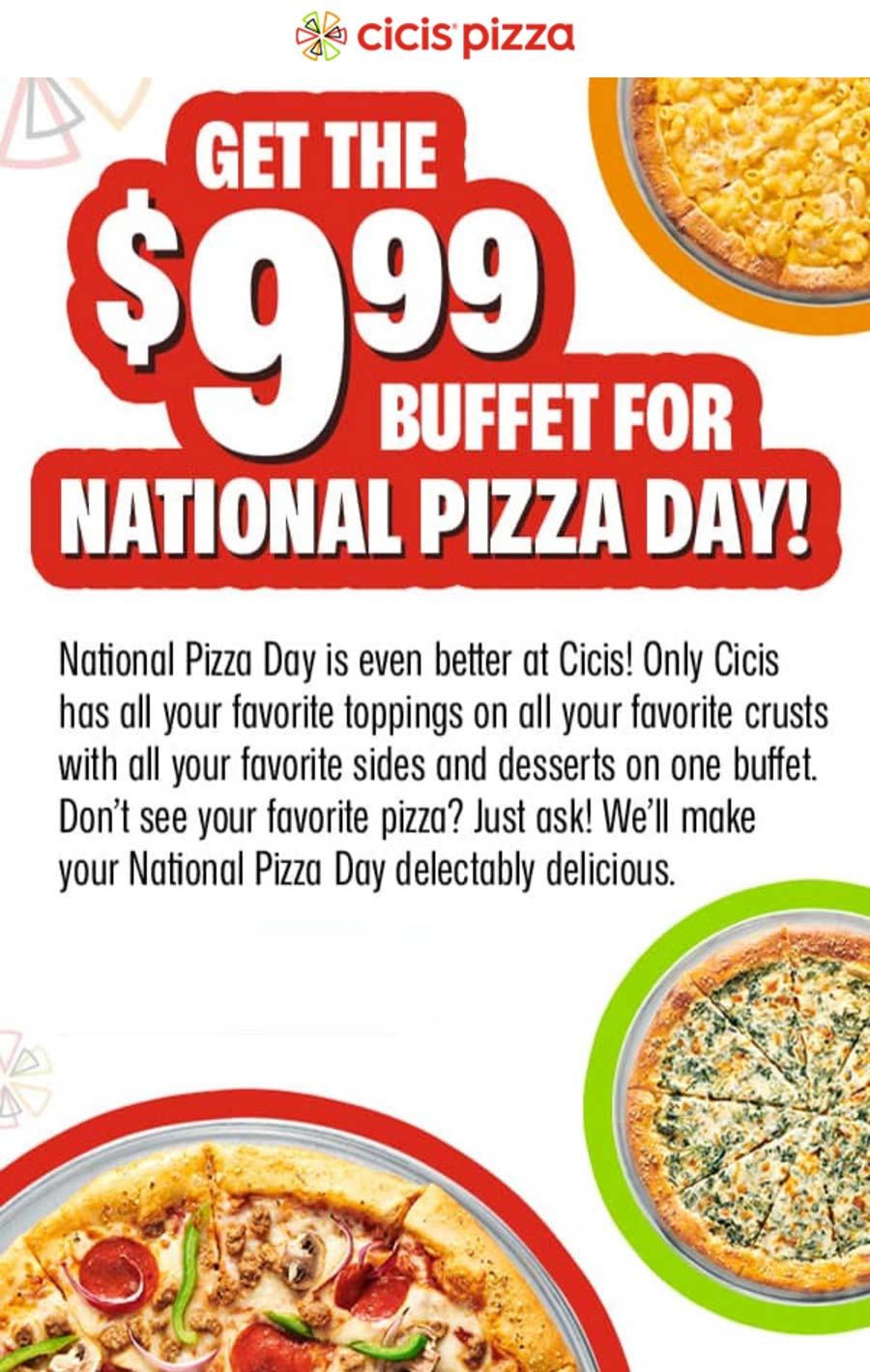 Cicis Pizza restaurants Coupon  $10 bottomless pizza buffet today at Cicis Pizza #cicispizza 