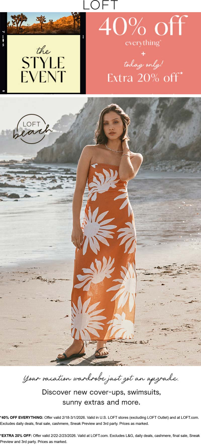 LOFT 60% off everything today at LOFT #loft LOFT stores Coupon 60% off everything today at LOFT #loft