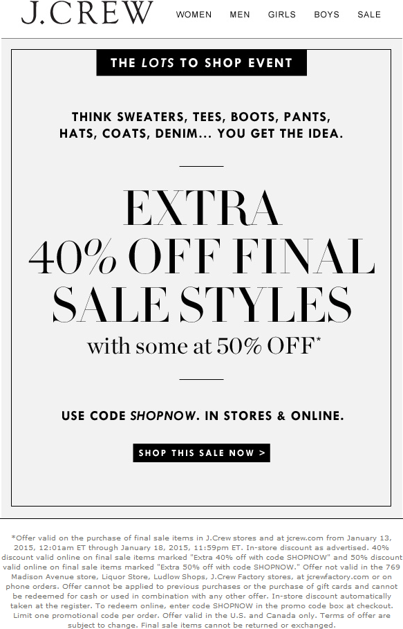 J.Crew June 2020 Coupons and Promo Codes 🛒