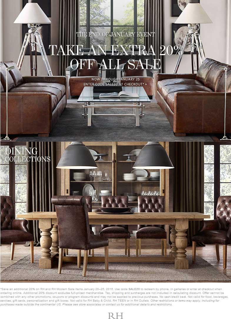 Restoration Hardware Sales Schedule 2022 Restoration Hardware March 2022 Coupons And Promo Codes 🛒